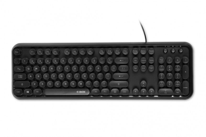 iBox PULSAR tangentbord USB QWERTY Svart