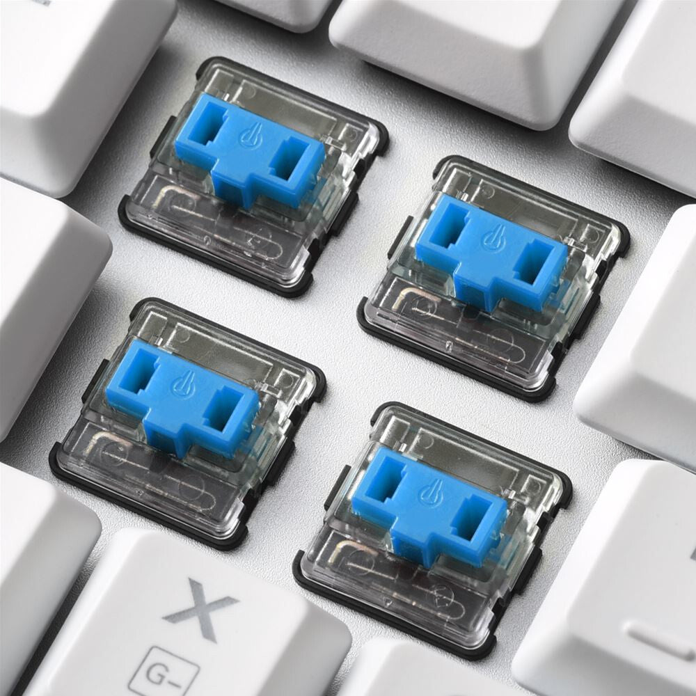 Sharkoon PureWriter TKL RGB Blue tangentbord Spela USB QWERTY Engelska (USA) Vit