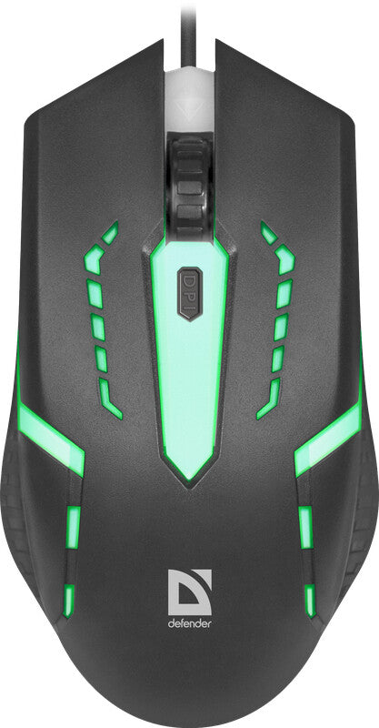 Defender FLASH MB-600L datormöss Spela Ambidextrous USB Type-A Optisk 1200 DPI