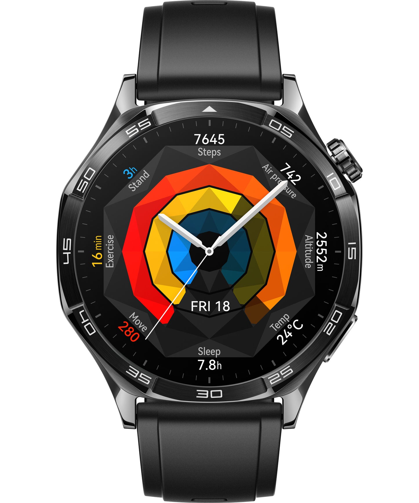 Huawei WATCH GT5 46mm 3,63 cm (1.43") AMOLED Digital 466 x 466 pixlar Svart GPS