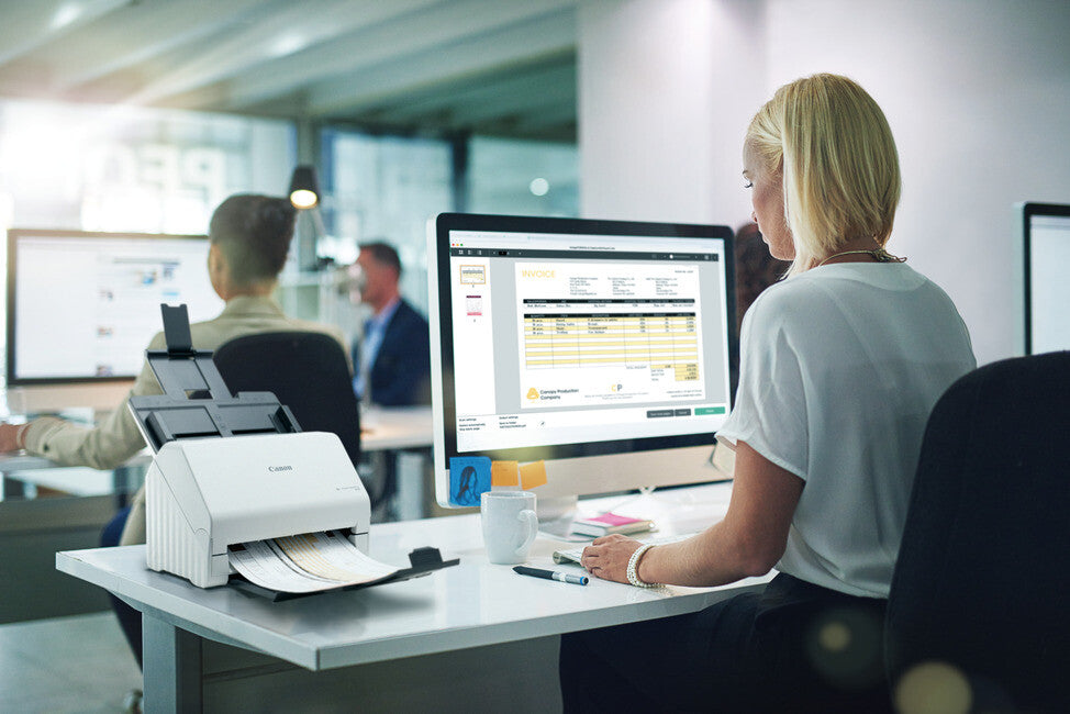 Canon imageFORMULA R30 ADF + arkmatad scanner 600 x 600 DPI A4 Vit