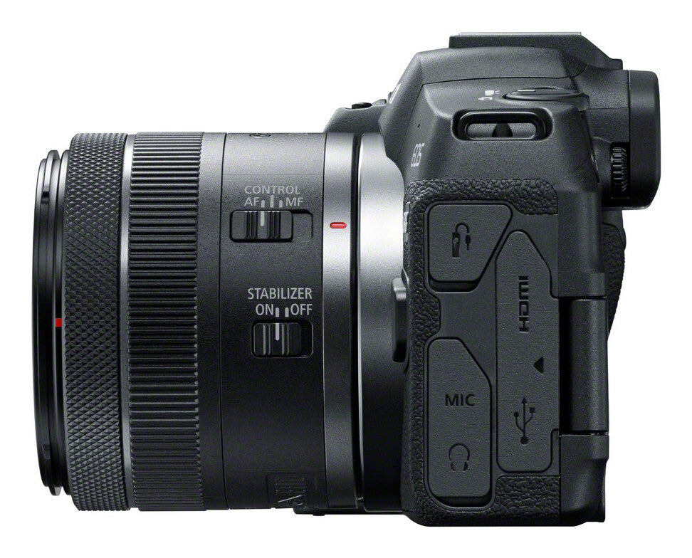 Canon EOS R8 + RF 24-50mm F4.5-6.3 IS STM Kit MILC 24,2 MP CMOS 6000 x 4000 pixlar Svart