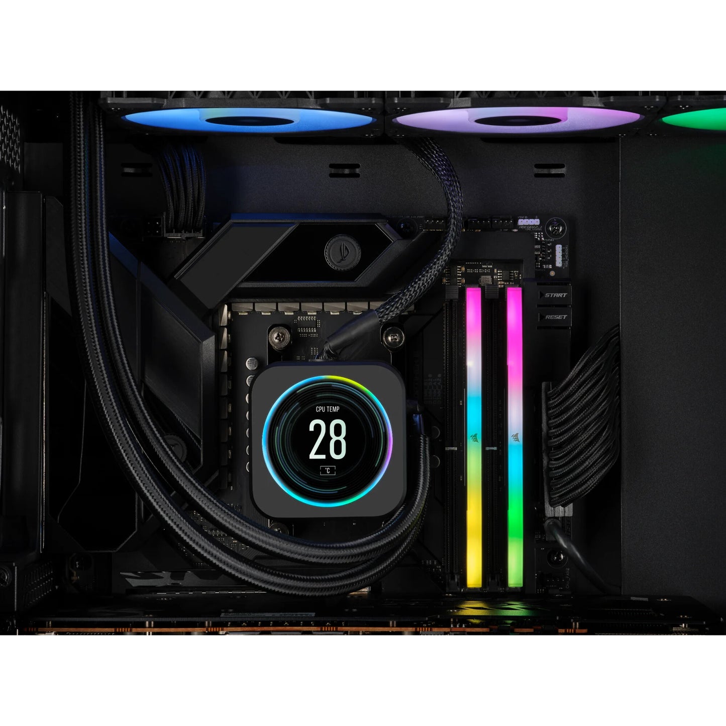 Corsair Vengeance RGB CMH64GX5M4B6000C36 RAM-minnen 64 GB 4 x 16 GB DDR5 6000 MHz
