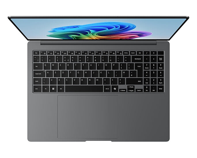 Samsung Galaxy Book5 Pro Intel Core Ultra 7 258V Bärbar dator 40,6 cm (16") Pekskärm WQXGA+ 32 GB LPDDR5x-SDRAM 512 GB SSD Wi-Fi 7 (802.11be) Windows 11 Pro tyska Grå