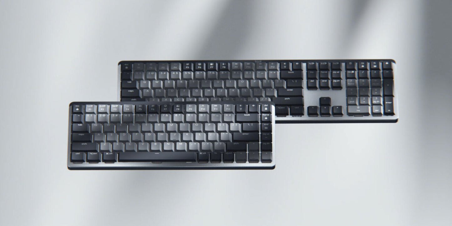 Logitech 920-010777 tangentbord Kontor Trådlös RF + Bluetooth QWERTY Nordic grafit
