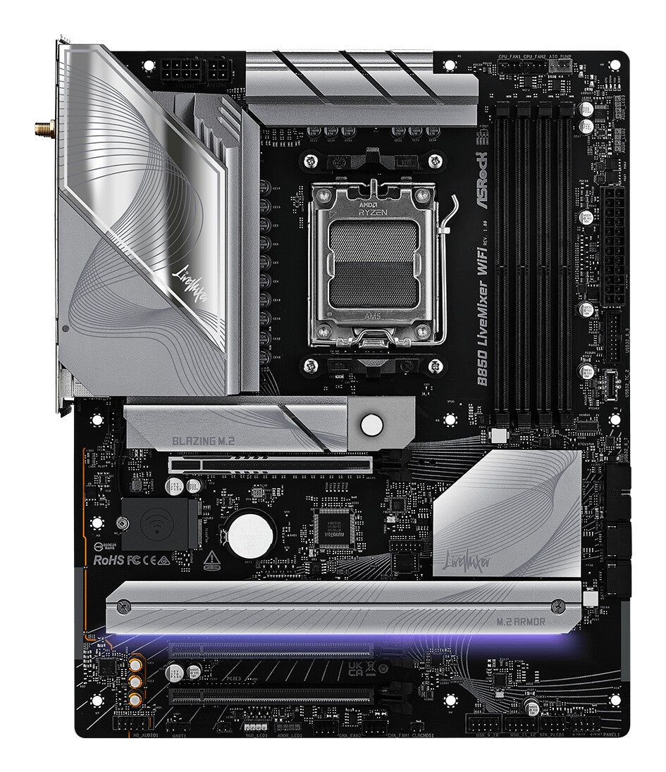 Asrock B850 LiveMixer WiFi AMD B850 AM5-sockel ATX
