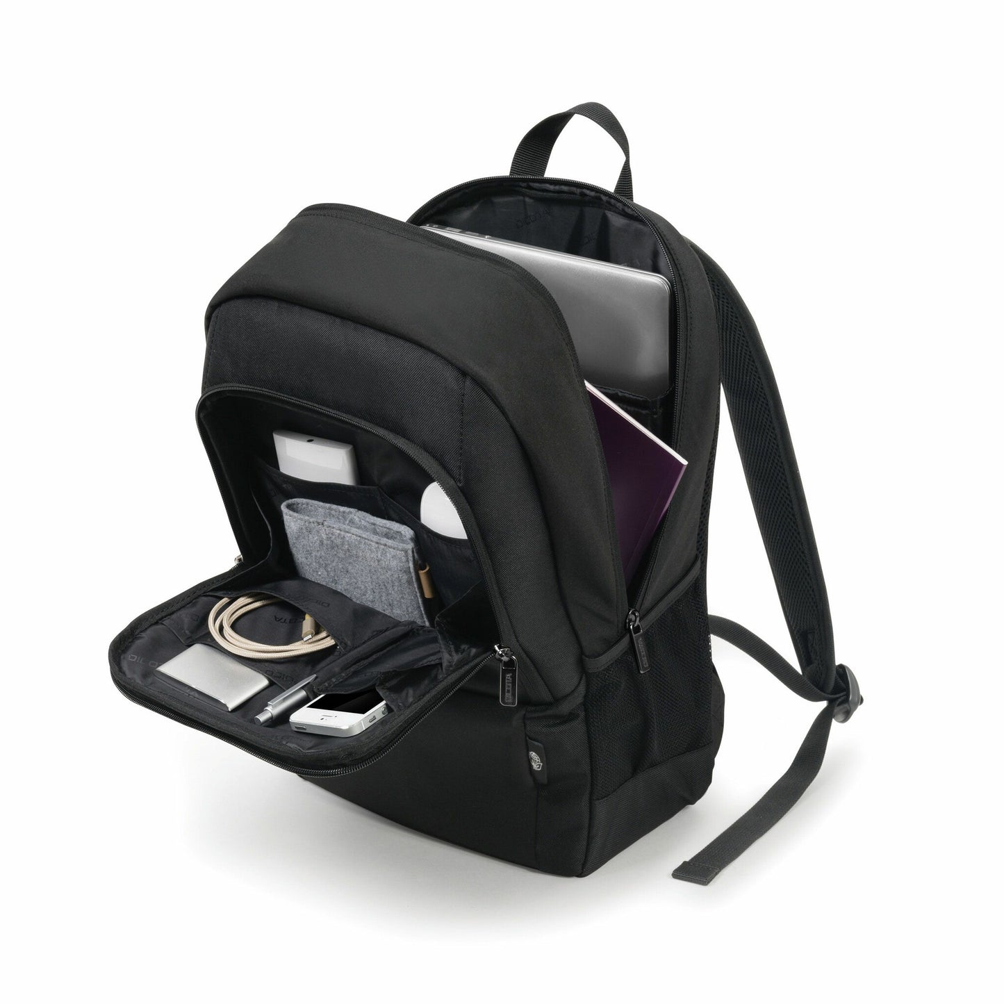 DICOTA Eco Backpack BASE 35,8 cm (14.1") Ryggsäck Svart