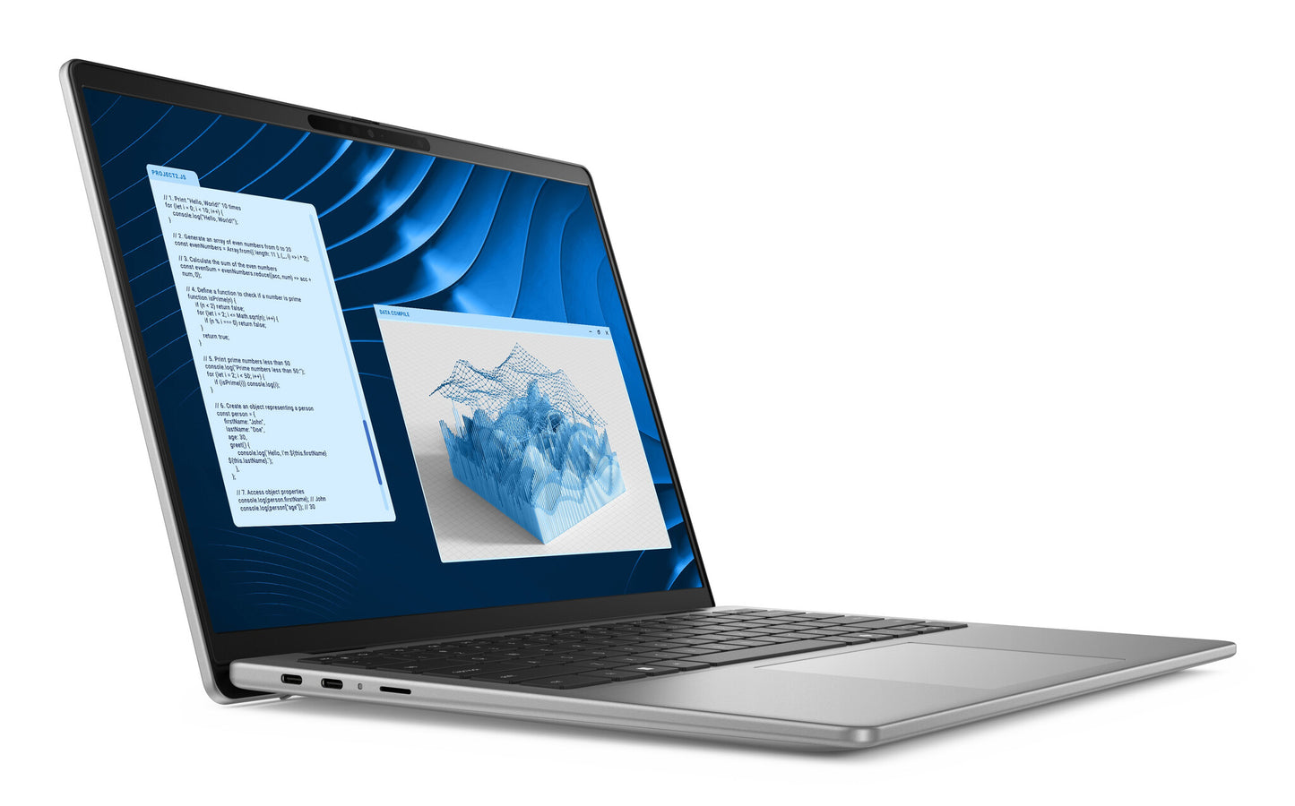 DELL Latitude 5455 Qualcomm Snapdragon X1P-42-100 Bärbar dator 35,6 cm (14") Full HD+ 16 GB LPDDR5x-SDRAM 512 GB SSD Wi-Fi 7 (802.11be) Windows 11 Pro Nordic Grå
