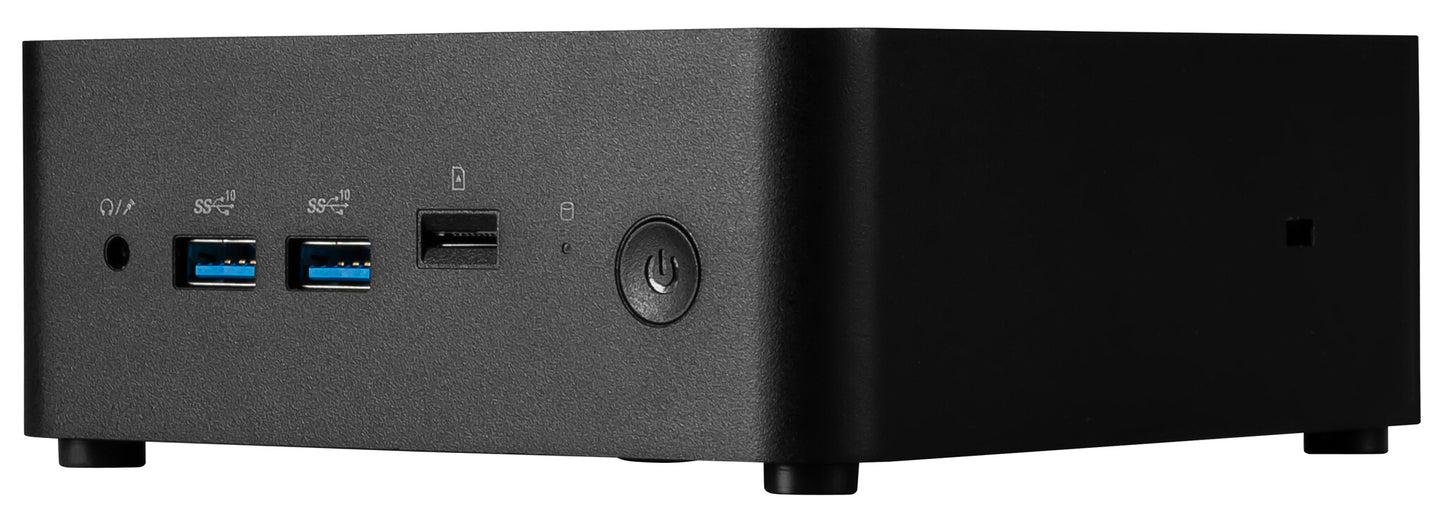 MSI Cubi NUC 1MG-022XDE Intel Core 5 120U 8 GB DDR5-SDRAM 512 GB SSD Mini PC Mini-PC Svart