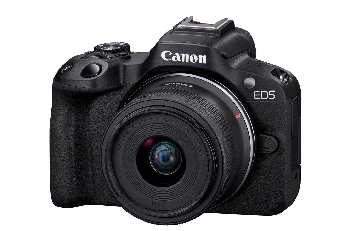Canon EOS R50, Black + RF-S 18-45 IS STM + RF-S 55-210mm F5-7.1 IS STM Kit MILC 24,2 MP CMOS 6000 x 4000 pixlar Svart