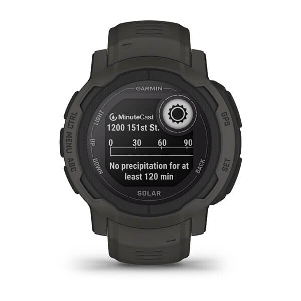 Garmin Instinct 2 Solar 2,29 cm (0.9") MIP 45 mm Digital 176 x 176 pixlar grafit GPS