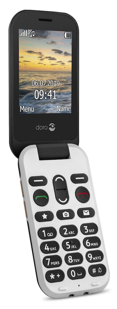 Doro 6060 124 g Svart, Vit Funktionstelefon