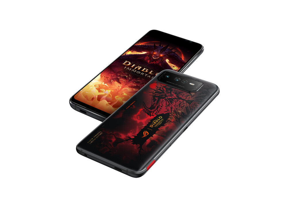 ASUS ROG Phone 6 Diablo Immortal Edition 17,2 cm (6.78") Dubbla SIM-kort Android 12 5G USB Type-C 16 GB 512 GB 6000 mAh Svart, Röd