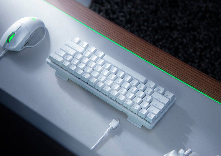 Razer Huntsman Mini tangentbord Spela USB QWERTY Amerikanskt internationellt Vit
