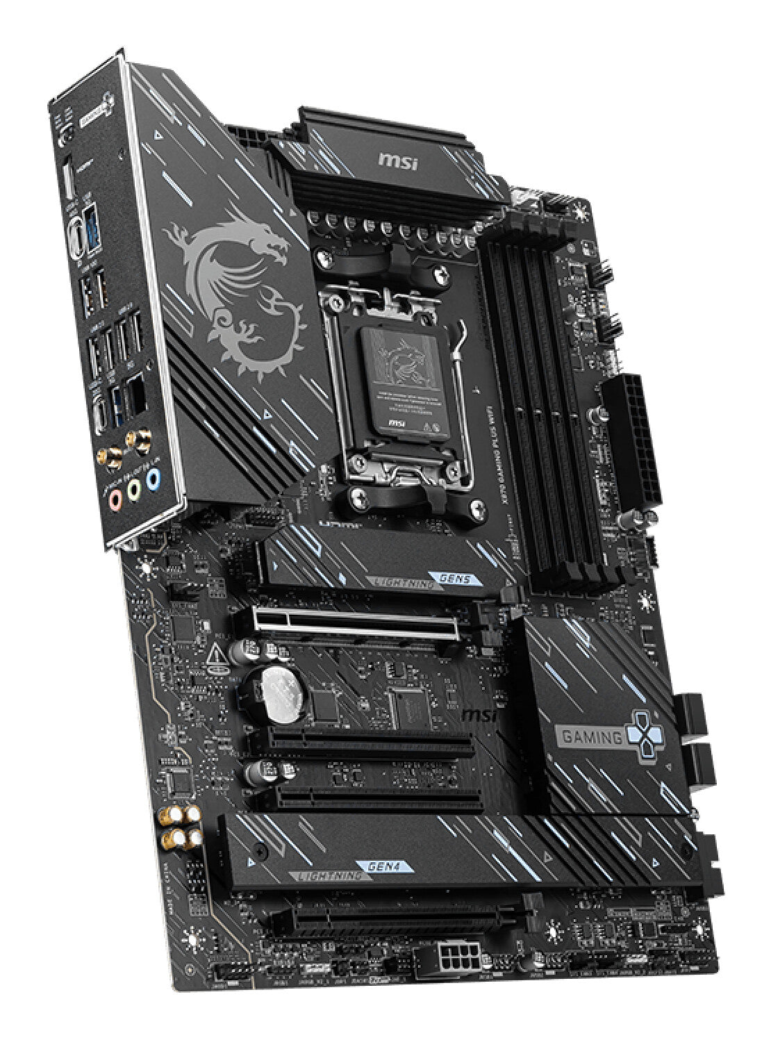 MSI X870 GAMING PLUS WIFI moderkort AMD X870 AM5-sockel ATX