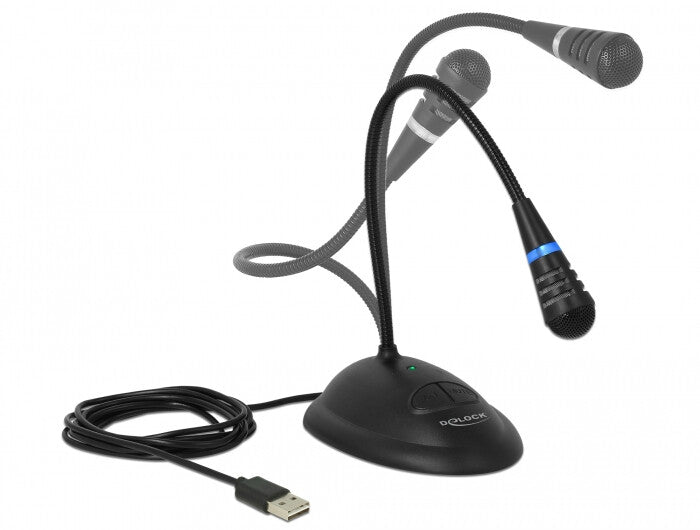 DeLOCK 65871 mikrofoner Svart Mikrofon till PC