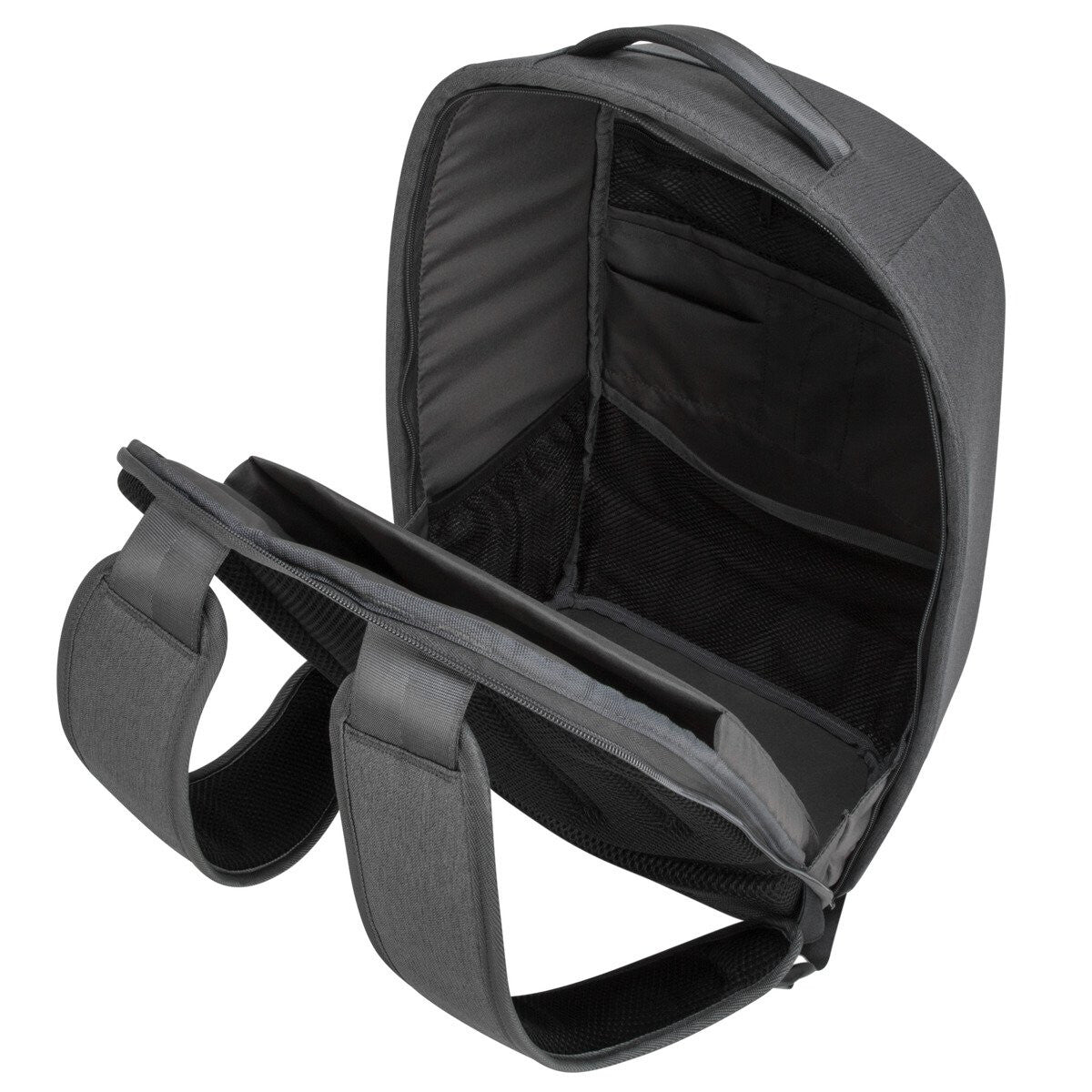 Targus TBB58802GL väskor bärbara datorer 39,6 cm (15.6") Ryggsäck Svart, Grå