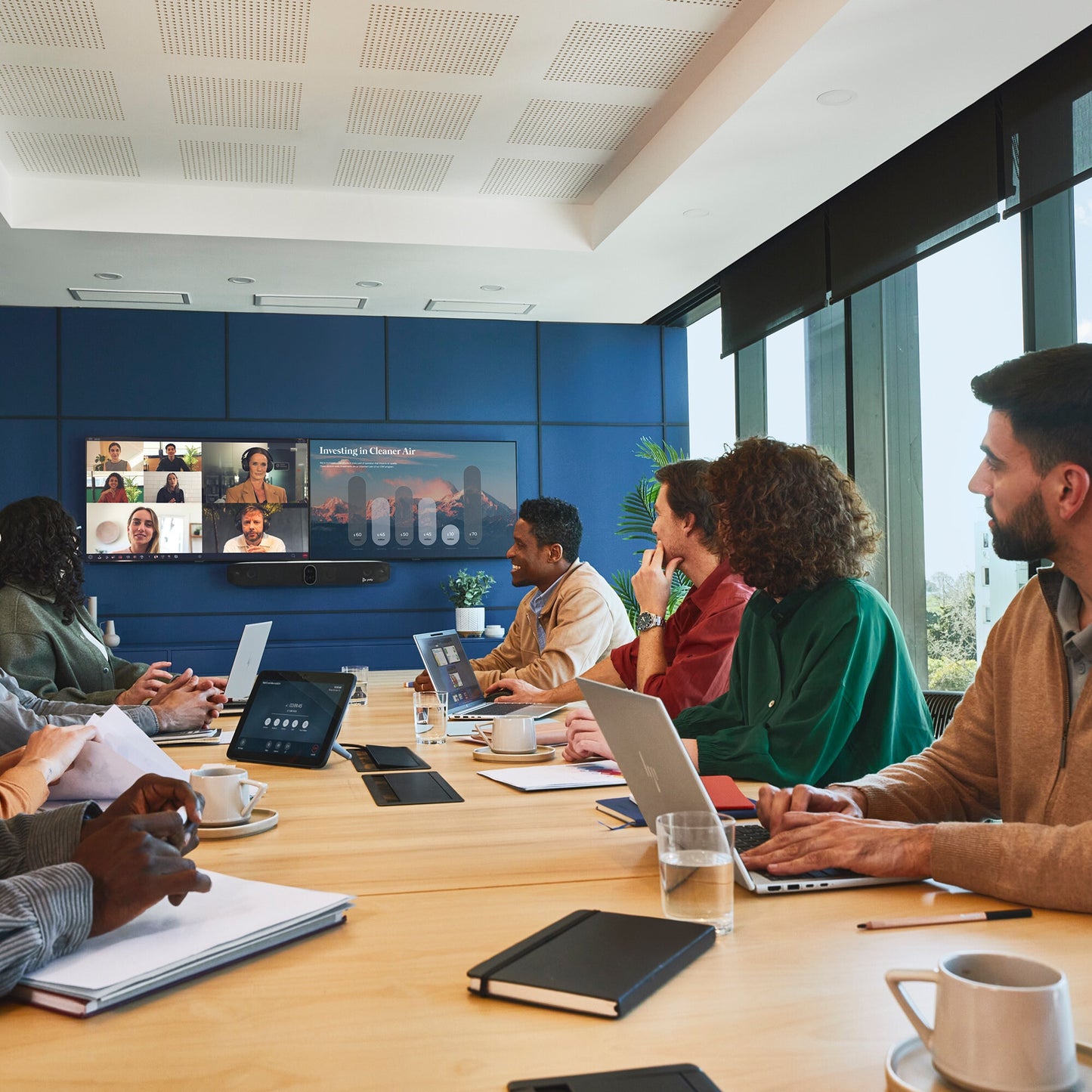 POLY Studio X72 All-In-One Video Bar