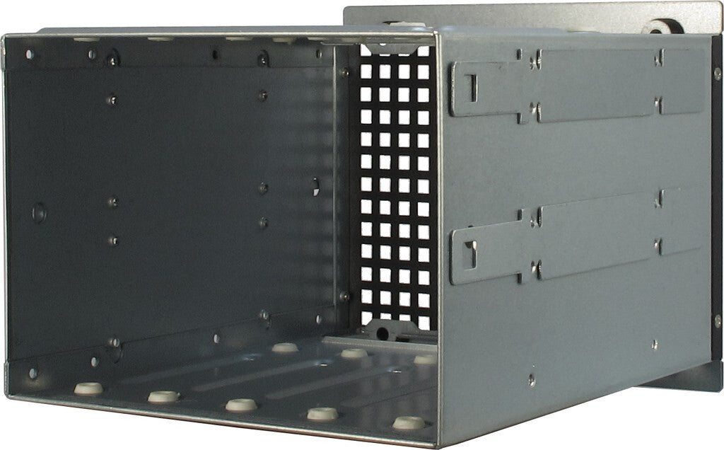 Inter-Tech 3U-30248 Ställning Svart, Rostfritt stål