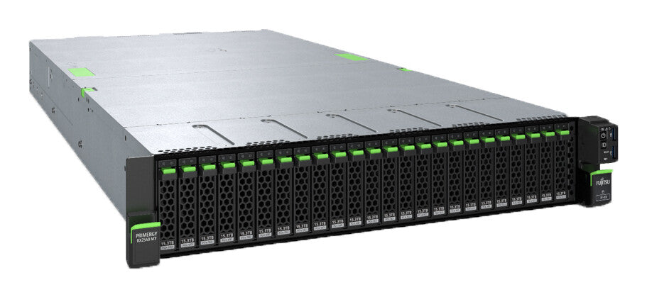 Fujitsu PRIMERGY RX2540 M7 servrar 0 GB Rack (2U) Intel® Xeon® Gold 5515+ 3,2 GHz 32 GB DDR5-SDRAM 900 W