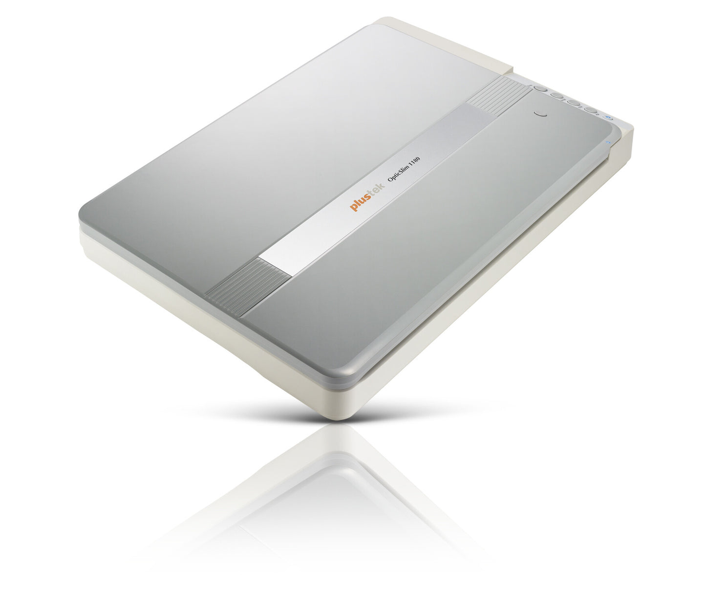 Plustek OpticSlim 1180 Flatbäddsskanner 1200 x 1200 DPI A3 Silver, Vit