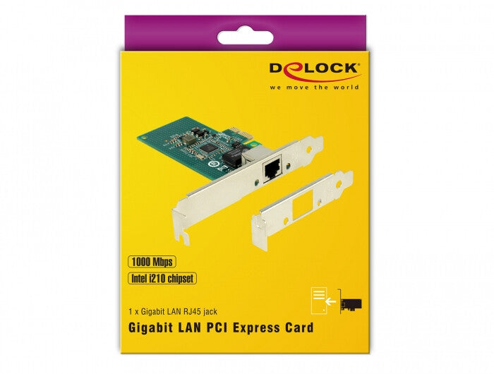 DeLOCK 89942 nätverkskort Intern Ethernet 1000 Mbit/s