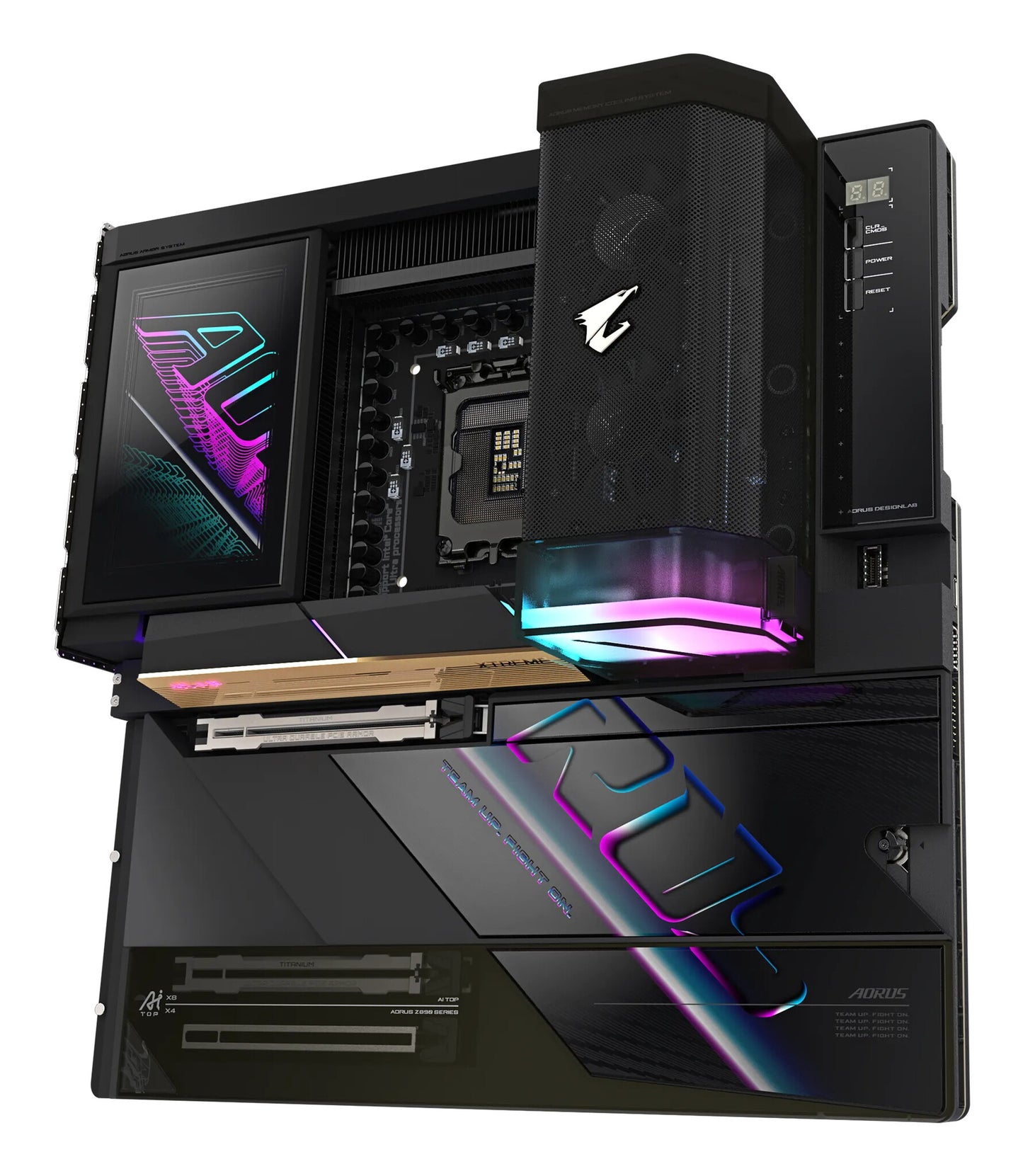 GIGABYTE Z890 AORUS XTREME AI TOP Intel Z890 LGA 1851 (Socket V1) Utökad ATX