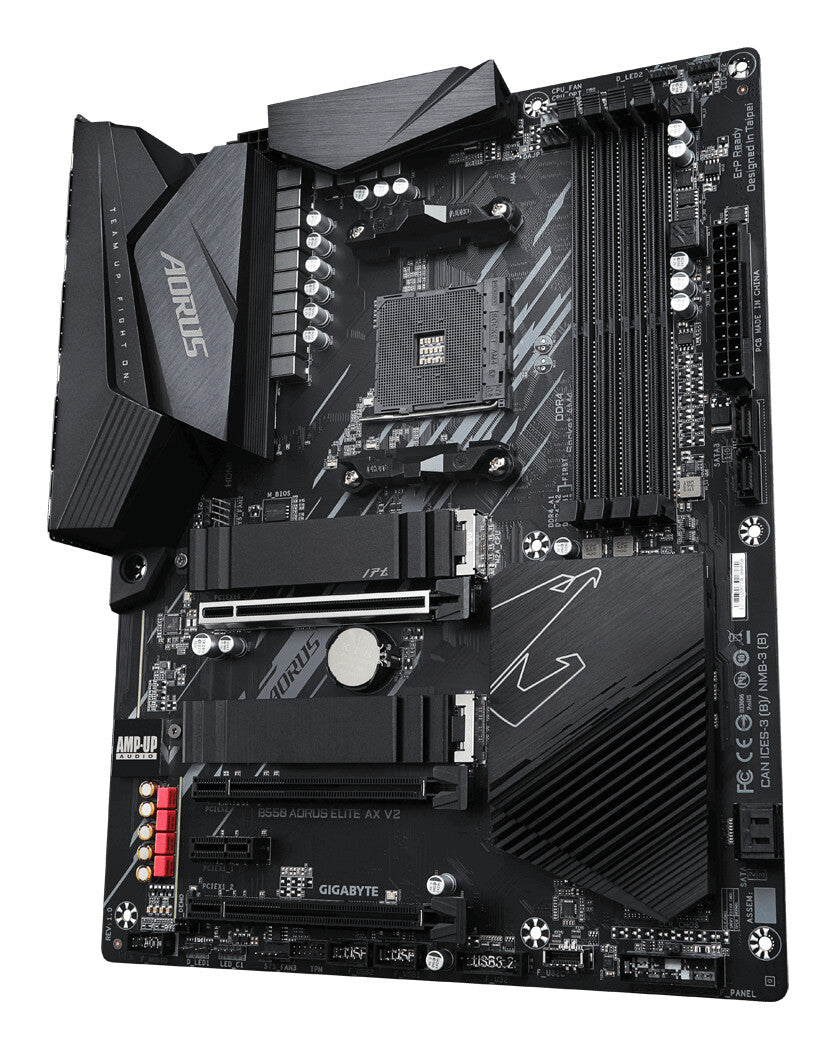GIGABYTE B550 AORUS ELITE AX V2 moderkort AMD B550 Uttag AM4 ATX