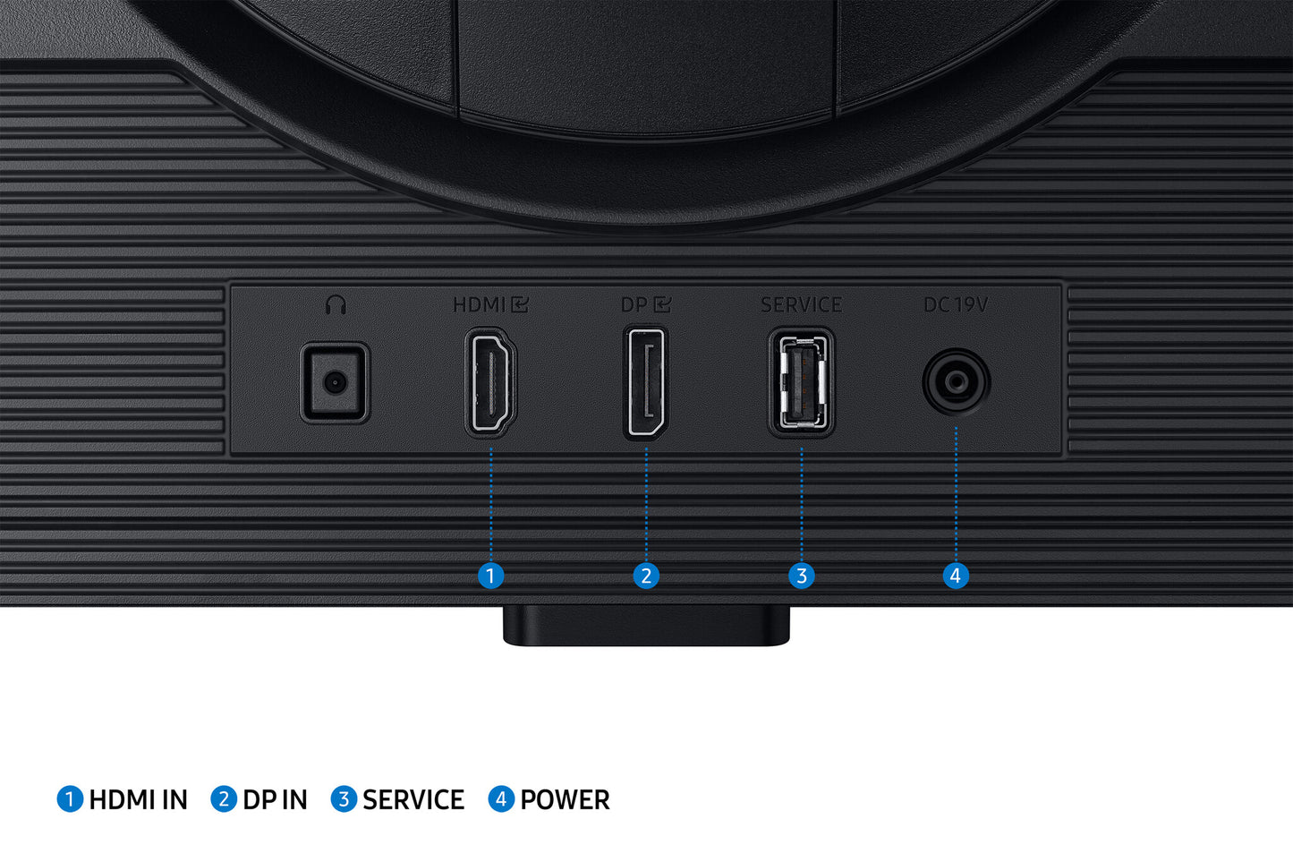 Samsung G50D platta pc-skärmar 68,6 cm (27") 2560 x 1440 pixlar Quad HD LED Svart