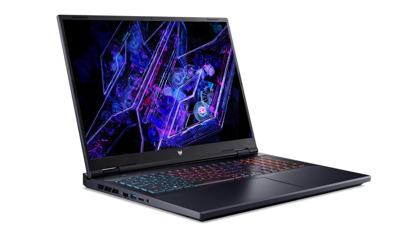 Acer Predator Helios Neo 18 PHN18-71-50X2 Intel® Core™ i5 i5-14450HX Bärbar dator 45,7 cm (18") WUXGA 16 GB DDR5-SDRAM 1 TB SSD NVIDIA GeForce RTX 4050 Wi-Fi 6 (802.11ax) Windows 11 Home Svart