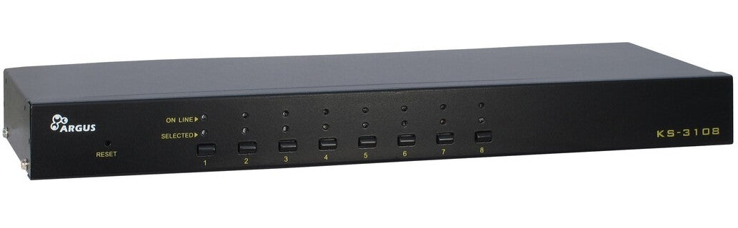 Inter-Tech 88887164 KVM-switchar Svart