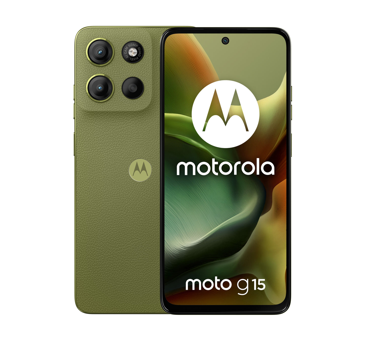 Motorola moto g15 17,1 cm (6.72") Dubbla SIM-kort Android 15 4G USB Type-C 4 GB 128 GB 5200 mAh Grön