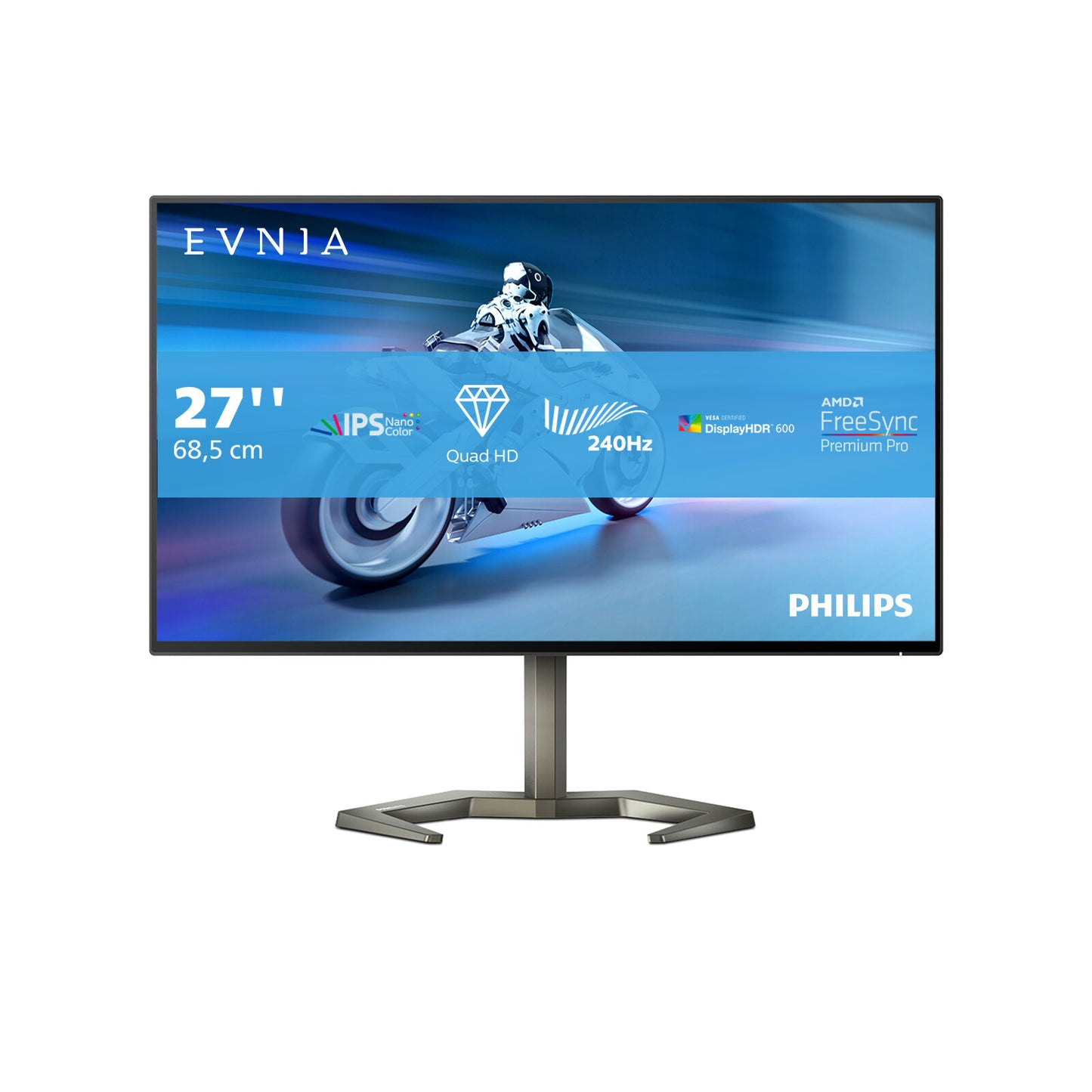 Philips Momentum 27M1F5500P/00 LED display 68,6 cm (27") 2560 x 1440 pixlar Quad HD Svart