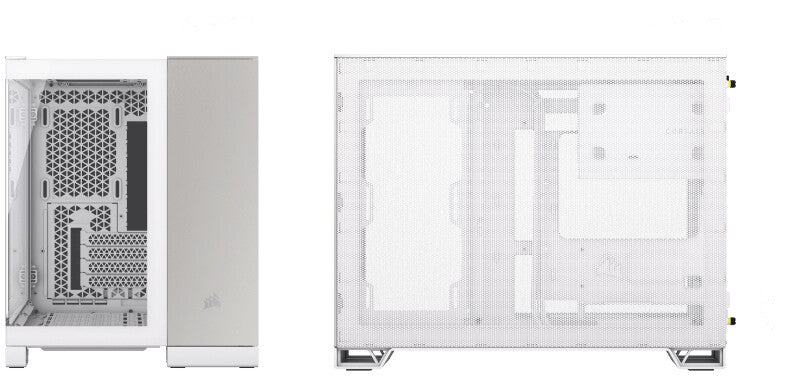 Corsair CC-9011289-WW datorväskor Midi Tower Grå, Vit