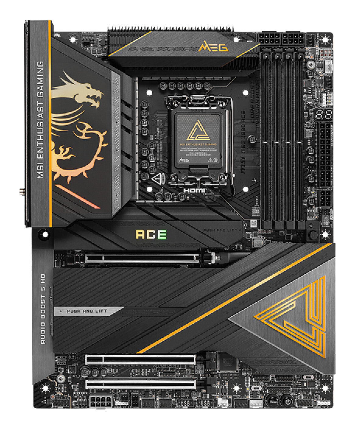 MSI MEG Z890 ACE moderkort Intel Z890 LGA 1851 (Socket V1) ATX