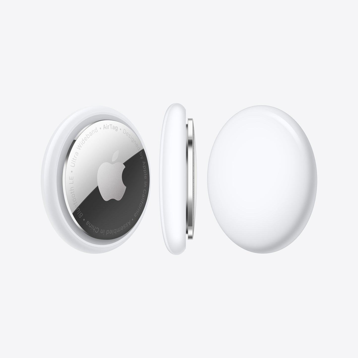 Apple AirTag Föremål Spårningsbricka Silver, Vit