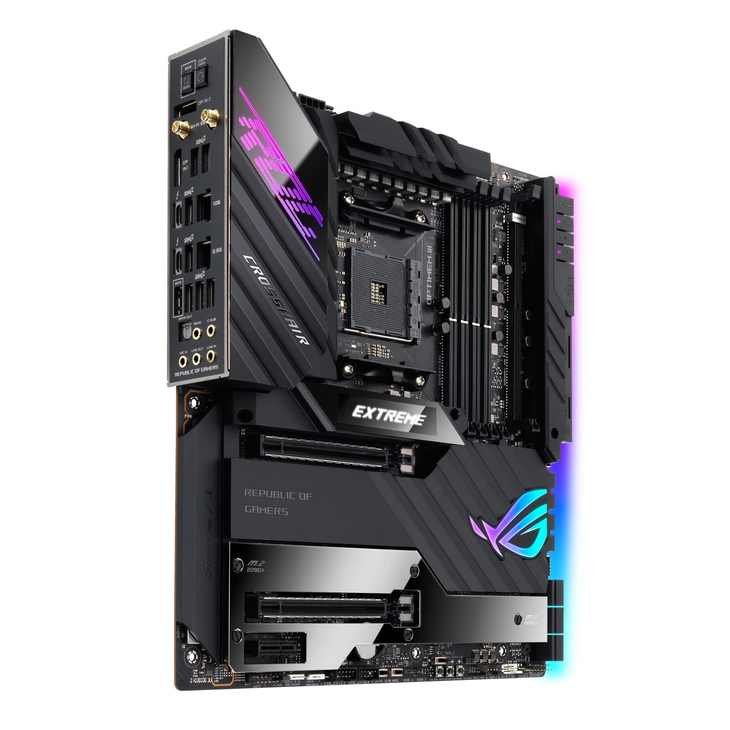 ASUS ROG Crosshair VIII Extreme AMD X570 Uttag AM4 Utökad ATX