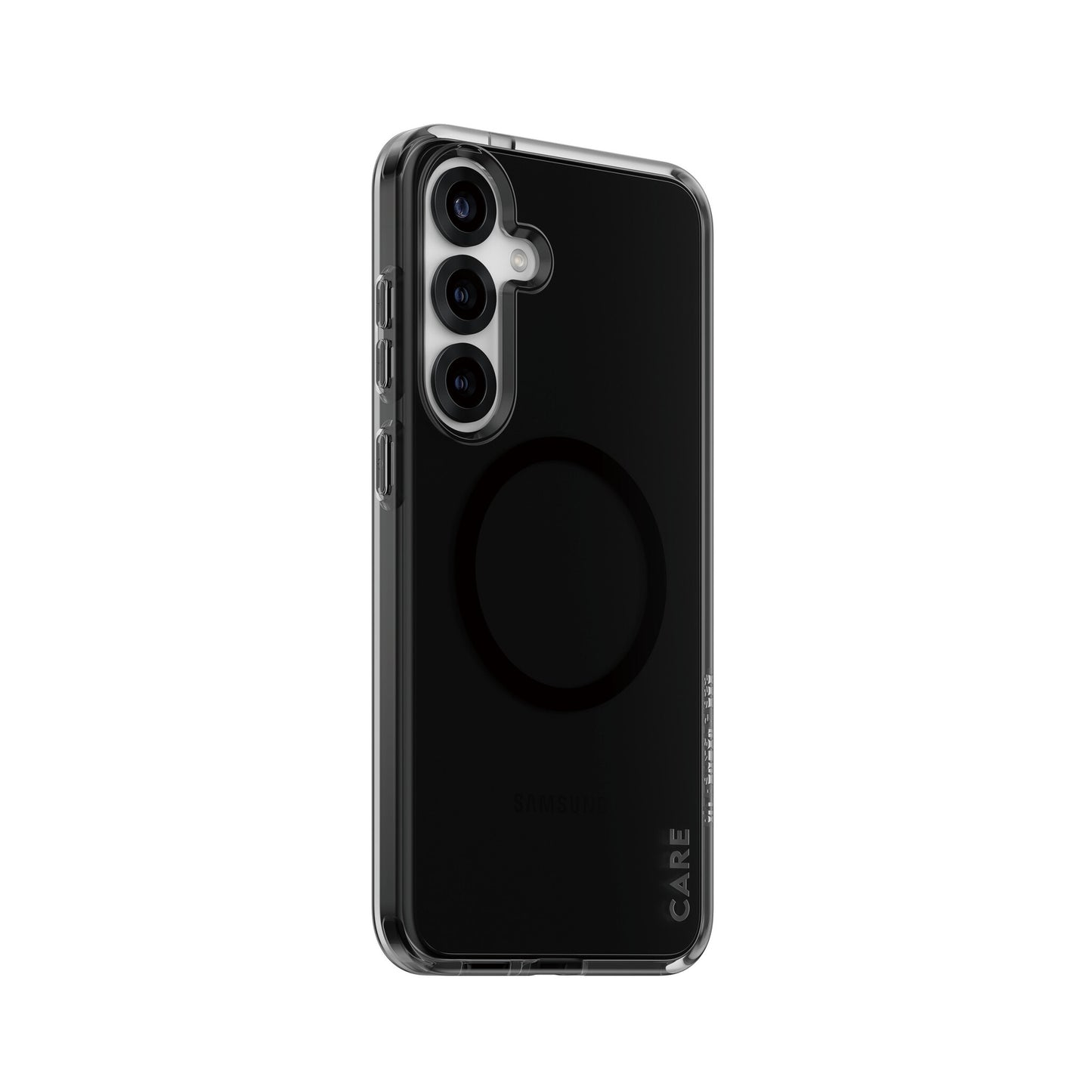 PanzerGlass CARE by ® Flagship Case Urban Combat Smokey w. Black Qi Compatible Samsung Galaxy S25+ mobiltelefonfodral Omslag Svart