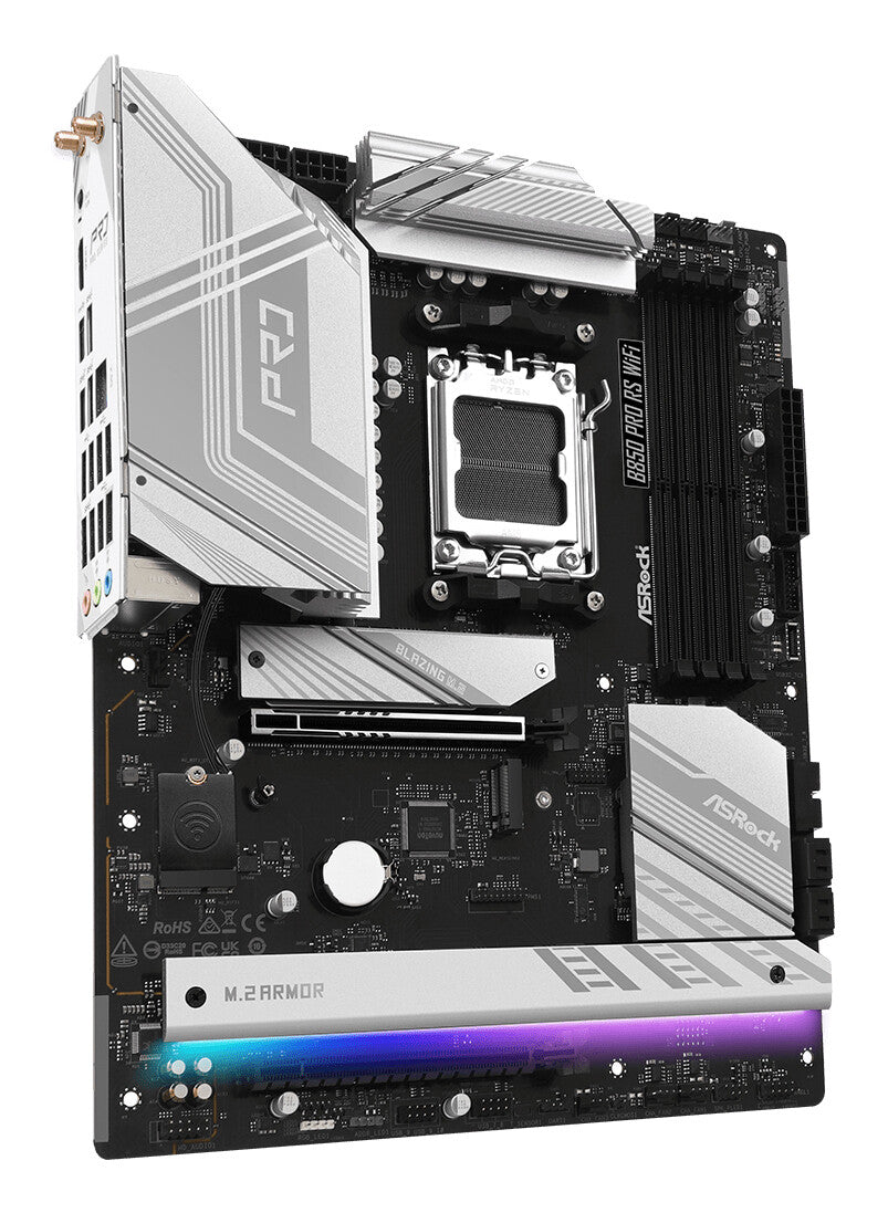 Asrock B850 Pro RS WiFi AMD B850 AM5-sockel ATX