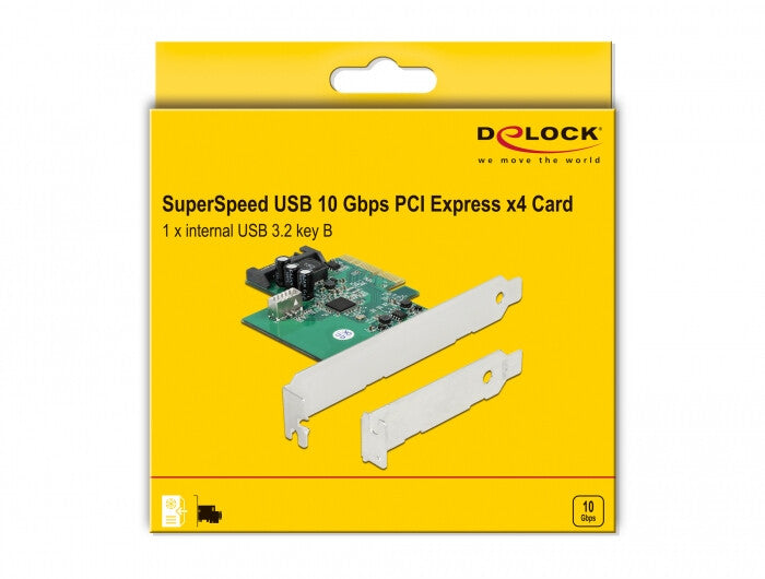 DeLOCK 90068 nätverkskort/adapters Intern USB 3.2 Gen 2 (3.1 Gen 2)