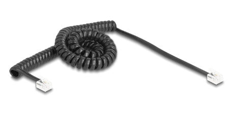 DeLOCK 90224 telefonkablar 3 m Svart