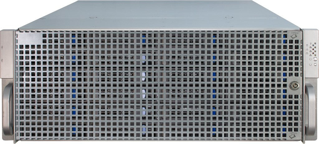 Inter-Tech 4U-4424 Ställning Svart, Silver
