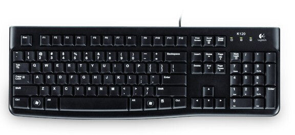 Logitech Keyboard K120 for Business tangentbord USB ĄŽERTY Litauisk Svart