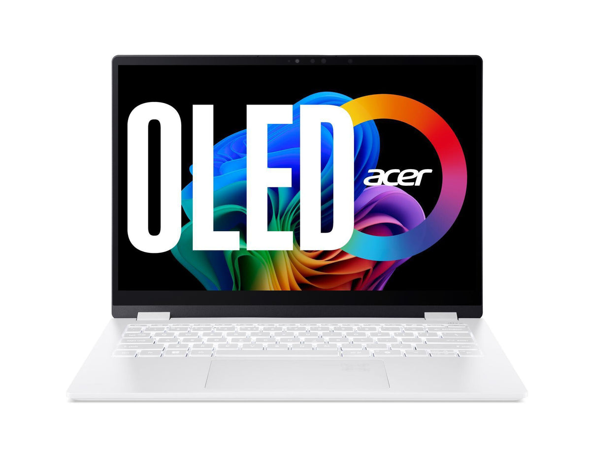 Acer Swift 14 AI SFE14-51T-94BZ Copilot+ PC Intel Core Ultra 9 288V Bärbar dator 35,6 cm (14") Pekskärm 2.8K 32 GB LPDDR5x-SDRAM 1 TB SSD Wi-Fi 7 (802.11be) Windows 11 Home tyska Vit