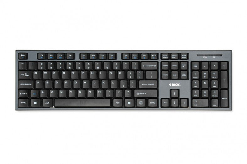 iBox DESKTOP KIT PRO tangentbord Mus inkluderad QWERTY Svart