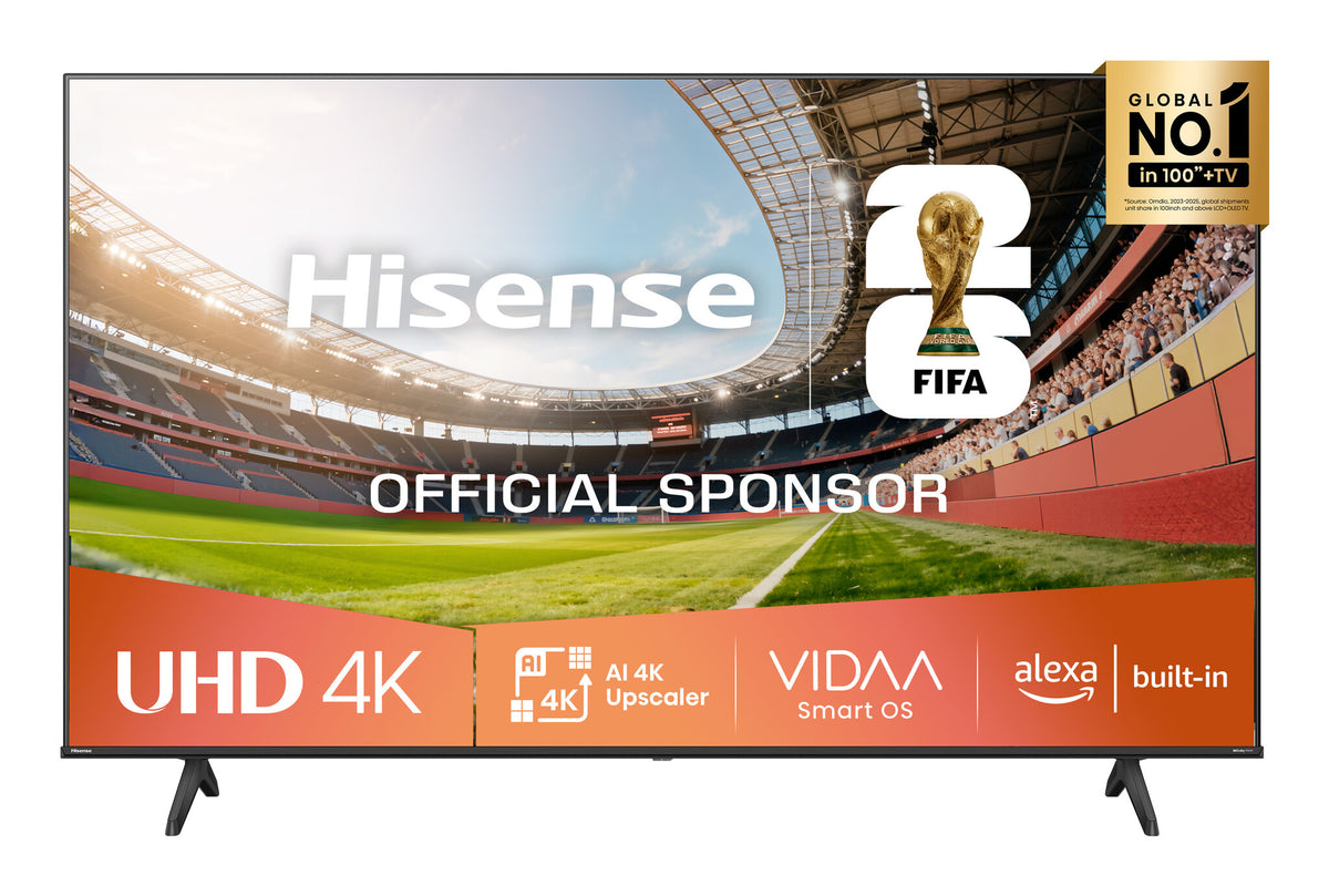 Hisense 75A6Q TV-apparat 190,5 cm (75") 4K Ultra HD Smart-TV Wi-Fi Svart