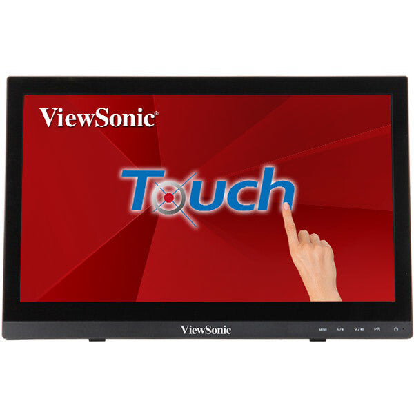 Viewsonic TD1630-3 platta pc-skärmar 39,6 cm (15.6") 1366 x 768 pixlar HD LCD Pekskärm Flera användare Svart