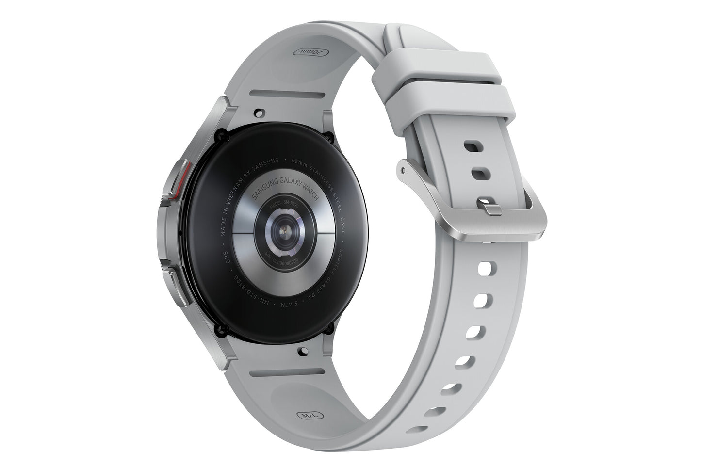 Samsung Galaxy Watch4 Classic 3,56 cm (1.4") OLED 46 mm Digital 450 x 450 pixlar Pekskärm Silver Wi-Fi GPS