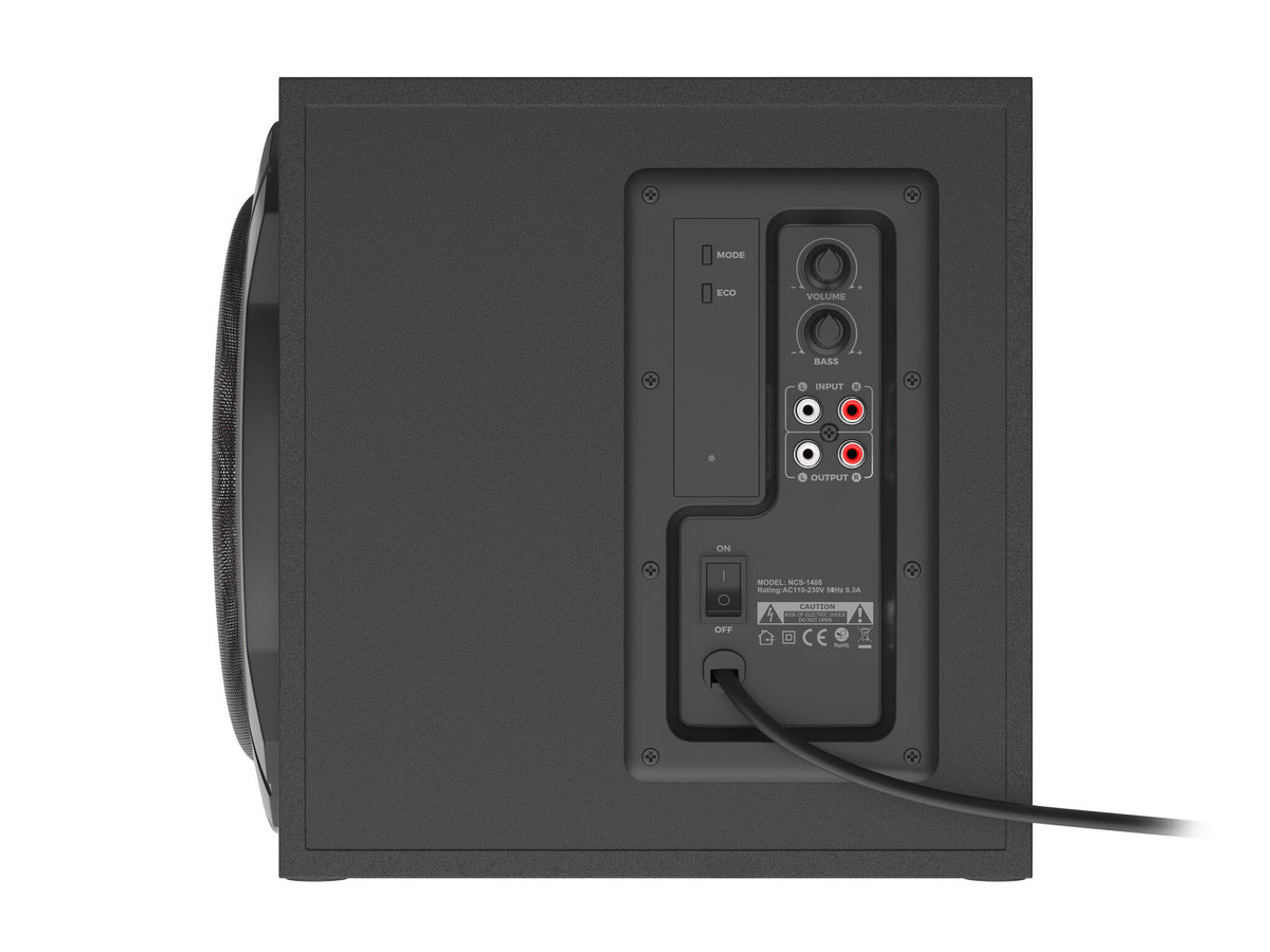 GENESIS Helium 610BT mikrofonset 60 W PC / bärbar dator Svart, Röd 2.1 kanaler 2-vägs 30 W Bluetooth