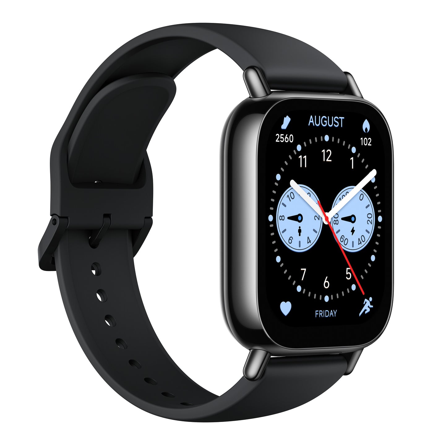Xiaomi Redmi Watch 5 Lite 4,98 cm (1.96") AMOLED 48 mm Digital 410 x 502 pixlar Pekskärm Svart GPS